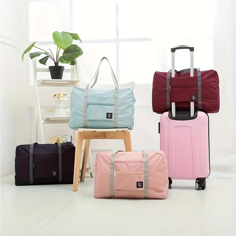 Foldable Travel Duffel Bag Waterproof Carry On Luggage Bag Handbag
