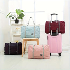 Foldable Travel Duffel Bag Waterproof Carry On Luggage Bag Handbag