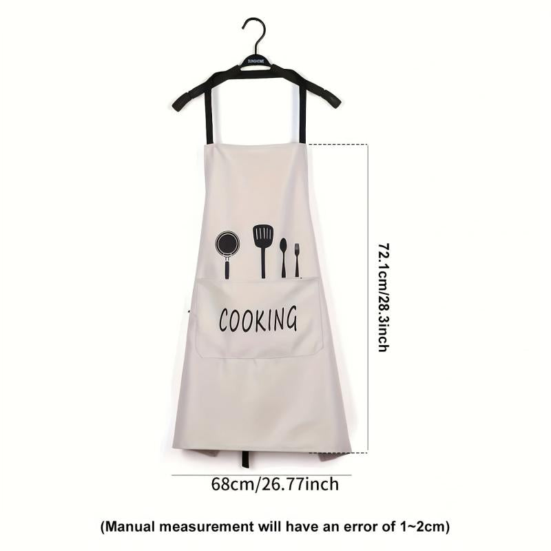Waterproof Apron with Pockets 27.5in X 26.8in