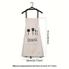 Waterproof Apron with Pockets 27.5in X 26.8in