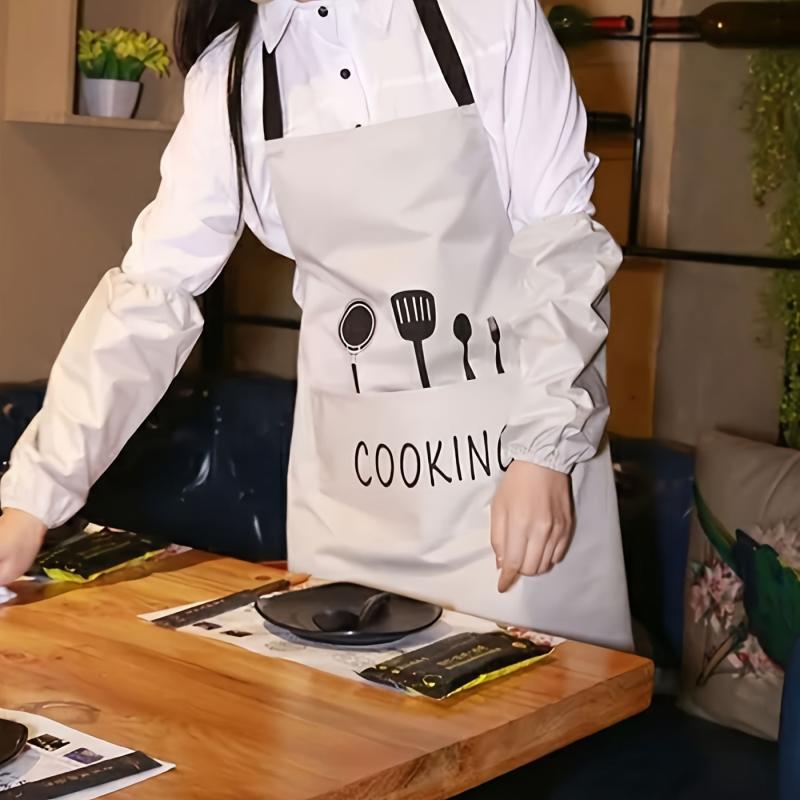 Waterproof Apron with Pockets 27.5in X 26.8in