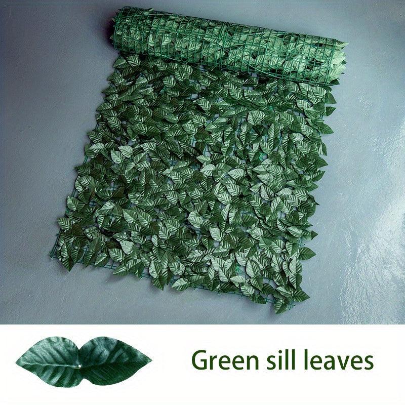 Artificial Leaf Fence Privacy Screen Outdoor Garden Faux Ivy Hedge Wall Decor