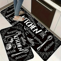 Anti Fatigue Kitchen Mat Thick Cushioned Kitchen Rug Waterproof Carpet
