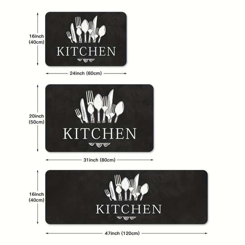 Soft Cushioned Anti Fatigue Kitchen Rug