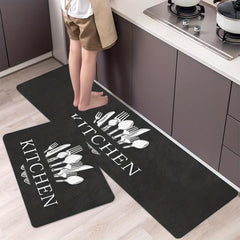 Soft Cushioned Anti Fatigue Kitchen Rug