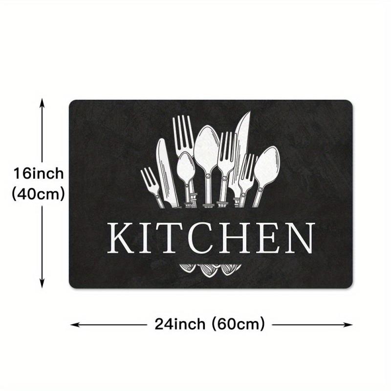 Soft Cushioned Anti Fatigue Kitchen Rug