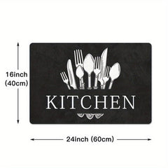 Soft Cushioned Anti Fatigue Kitchen Rug