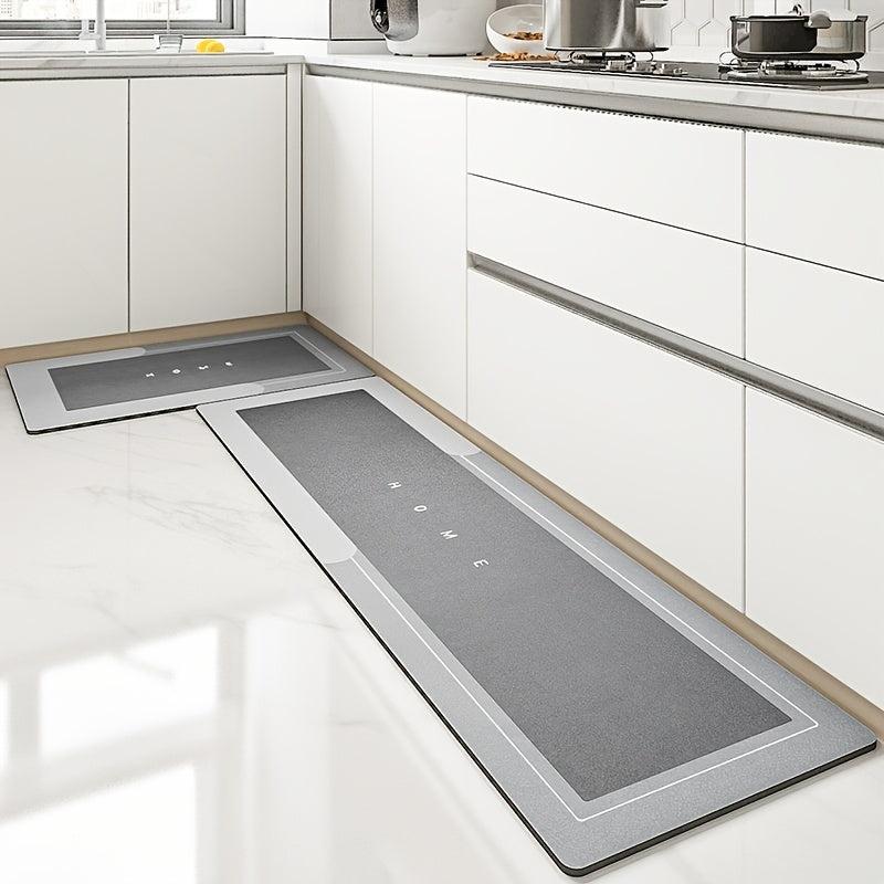Soft Diatom Kitchen Floor Mat Non-slip Oilproof Waterproof Mat