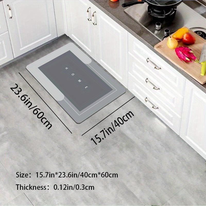 Soft Diatom Kitchen Floor Mat Non-slip Oilproof Waterproof Mat