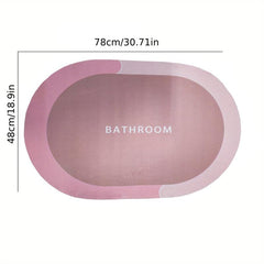 Quick Dry Bath Mat with Tiny Pores Bathroom Floor Mat