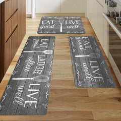 Letter Kitchen Mat Non-slip Kitchen Rug Indoor Floor Mat