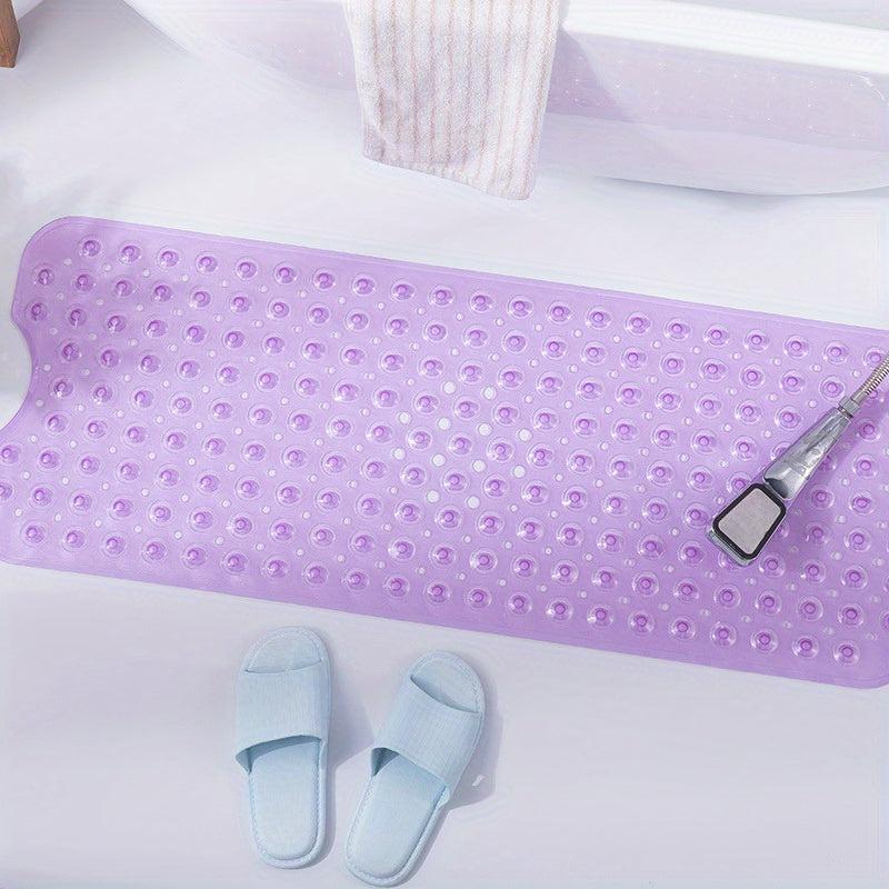 XL Non Slip Bath Tub Shower Mat Suction Cups Washable Drain Holes