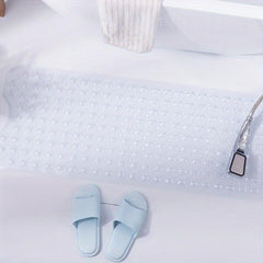 XL Non Slip Bath Tub Shower Mat Suction Cups Washable Drain Holes