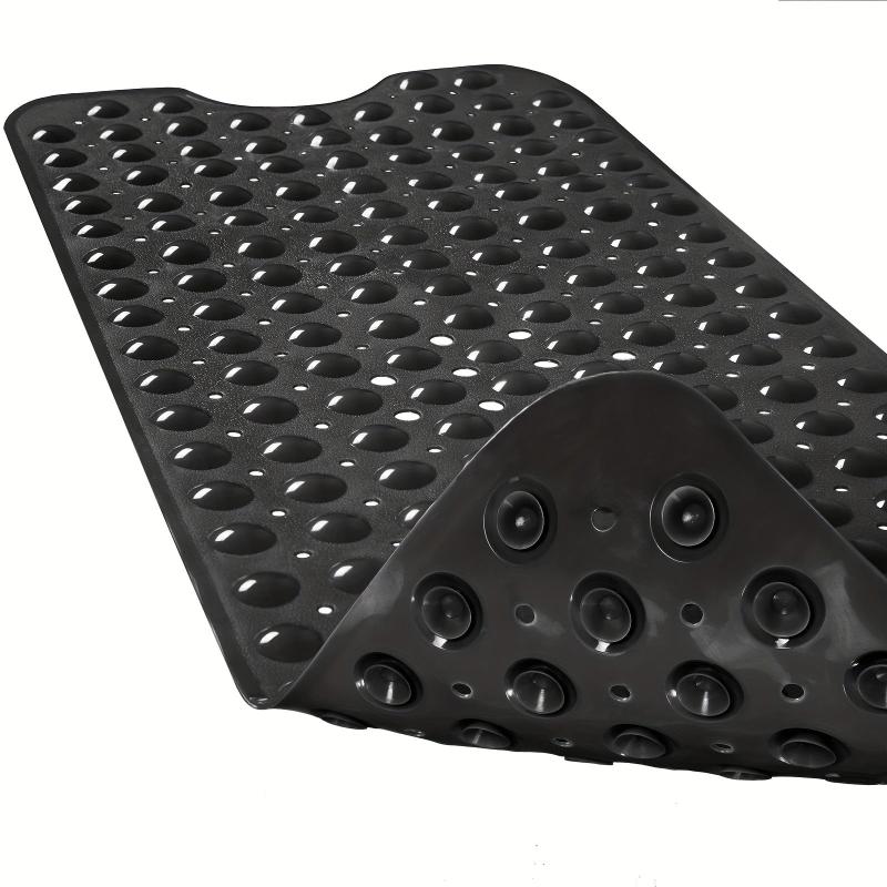 XL Non Slip Bath Tub Shower Mat Suction Cups Washable Drain Holes