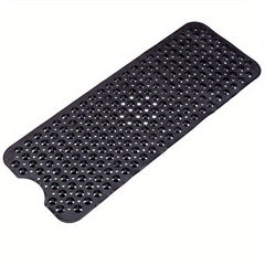 XL Non Slip Bath Tub Shower Mat Suction Cups Washable Drain Holes