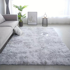 Ultra Soft Plush Shag Area Rug Non-slip Tie Dyed Fluffy Carpet