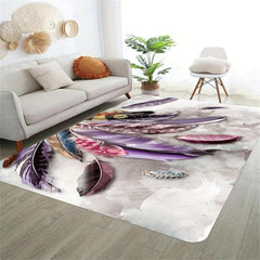 Quick Dry 3D Feather Soft Area Rug Anti Fatigue Kitchen Rug