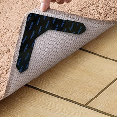 16pcs Non-slip Carpet Stickers for Living Dining Bathroom Rugs