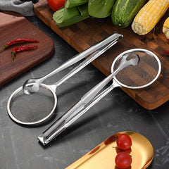 Stainless Steel Spoon with Clip for Food Sieve