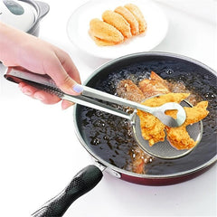 Stainless Steel Spoon with Clip for Food Sieve