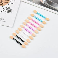 10pcs Double Head Eye Shadow Brush Latex Sponge Eye Shadow Stick