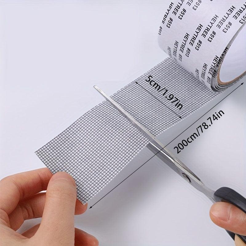 Self Adhesive Window Screen Repair Tape - Repair Tears and Holes Easily
