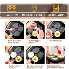 Non Stick Omelette Pot Egg Dumpling Hamburger Steak Breakfast Pot