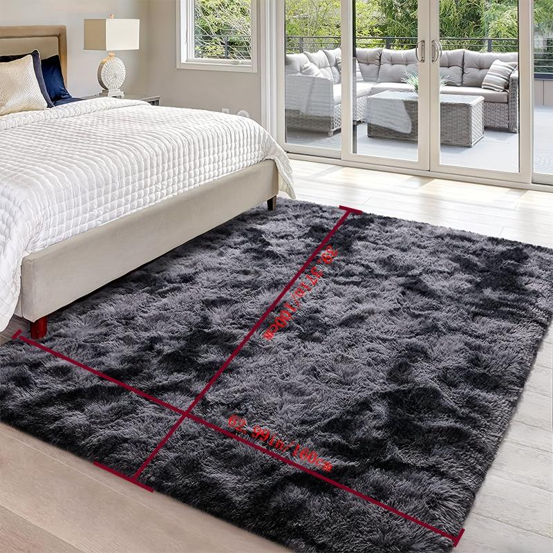 Soft Plush Area Rugs Fluffy Shaggy Carpet For Bedroom Home Decor