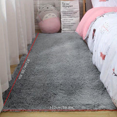 Nordic Silk Wool Carpet Living Room Sofa Coffee Table Blanket
