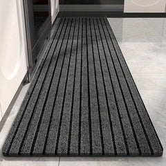 Soft Thickened Kitchen Mat Striped Non-slip Waterproof Runner Rug