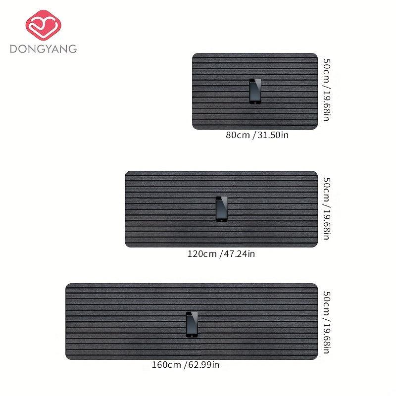 Soft Thickened Kitchen Mat Striped Non-slip Waterproof Runner Rug