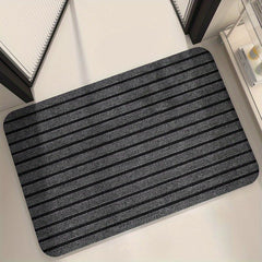 Soft Thickened Kitchen Mat Striped Non-slip Waterproof Runner Rug