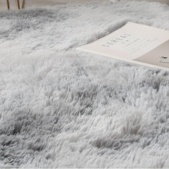 Nordic Grey Circle Rug Carpet for Living Room Bedroom