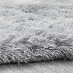 Nordic Grey Circle Rug Carpet for Living Room Bedroom