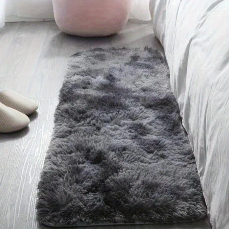 Soft Shag Area Rug Tie Dyed Fluffy Living Room Carpet Plush