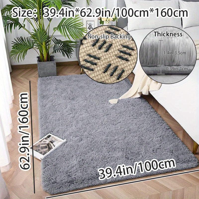 Soft Shaggy Rugs Fluffy Carpets Non slip Thickened Indoor Modern Plush Area Rugs