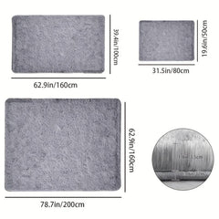 Soft Shaggy Rugs Fluffy Carpets Non slip Thickened Indoor Modern Plush Area Rugs