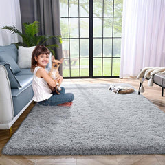 Soft Shaggy Rugs Fluffy Carpets Non slip Thickened Indoor Modern Plush Area Rugs