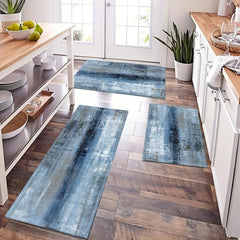 2pcs Vintage Abstract Non Slip Floor Mat