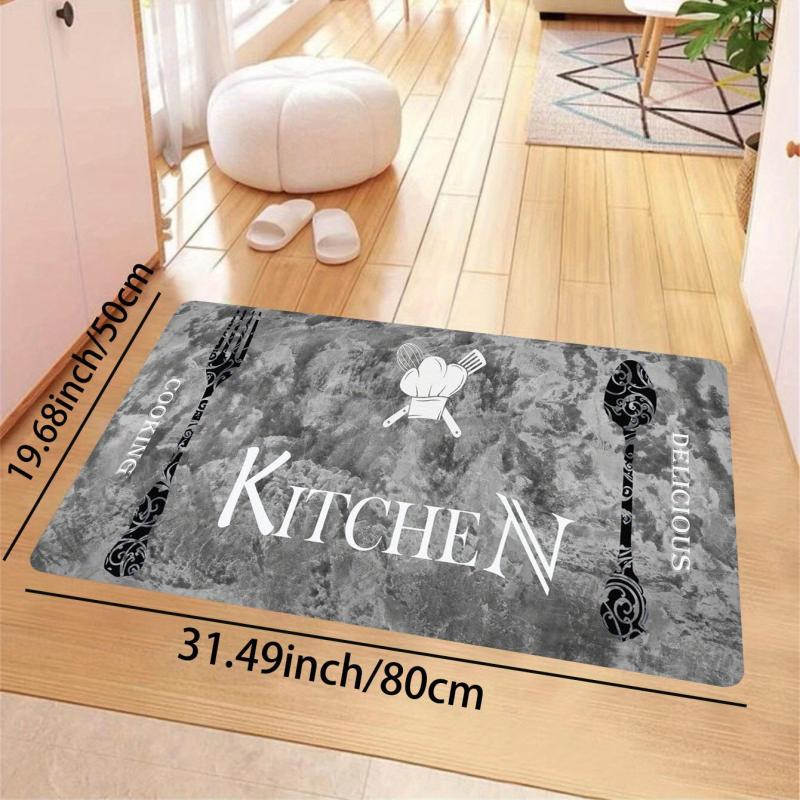 Soft Anti-Fatigue Kitchen Rug Waterproof Non-Slip Mat