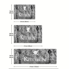 Soft Anti-Fatigue Kitchen Rug Waterproof Non-Slip Mat