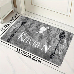 Soft Anti-Fatigue Kitchen Rug Waterproof Non-Slip Mat