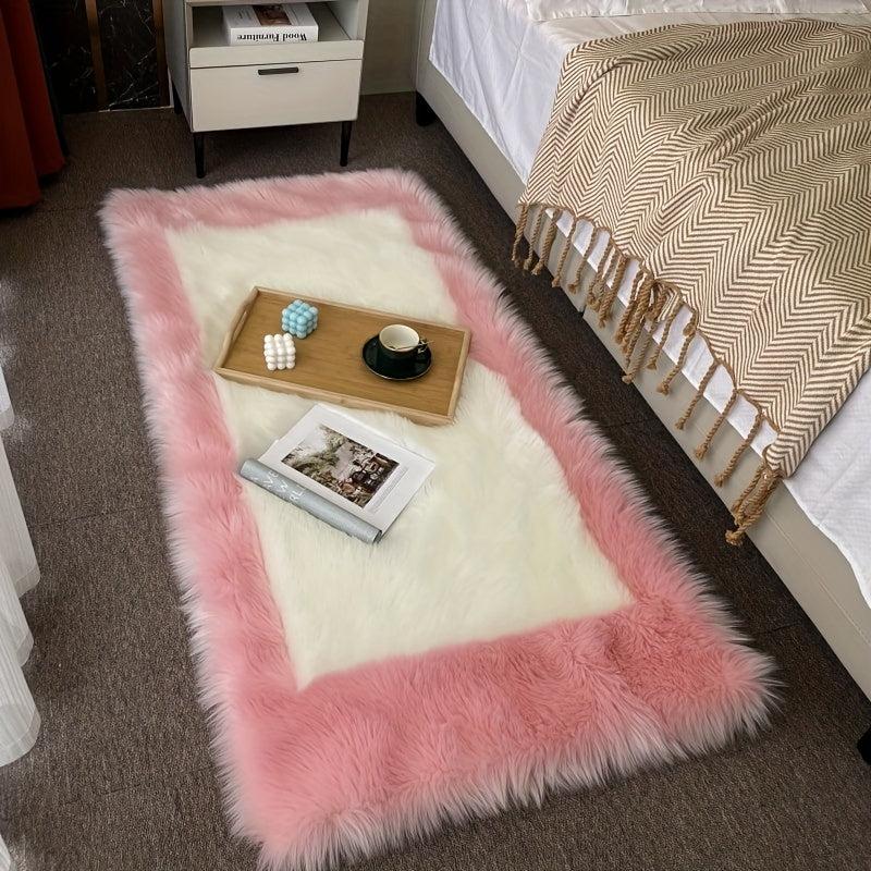 Ultra Soft Plush Area Rug Non-slip Fluffy Faux Fur Sheepskin Rugs