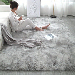 Nordic Fuzzy Rug Soft Plush Living Room Bedroom Carpet