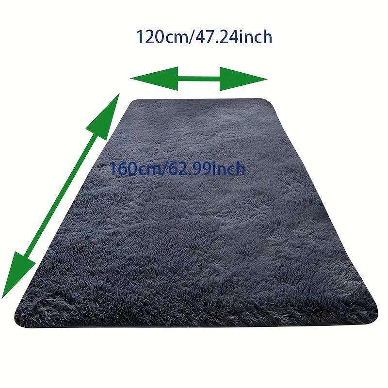 Nordic Fuzzy Rug Soft Plush Living Room Bedroom Carpet