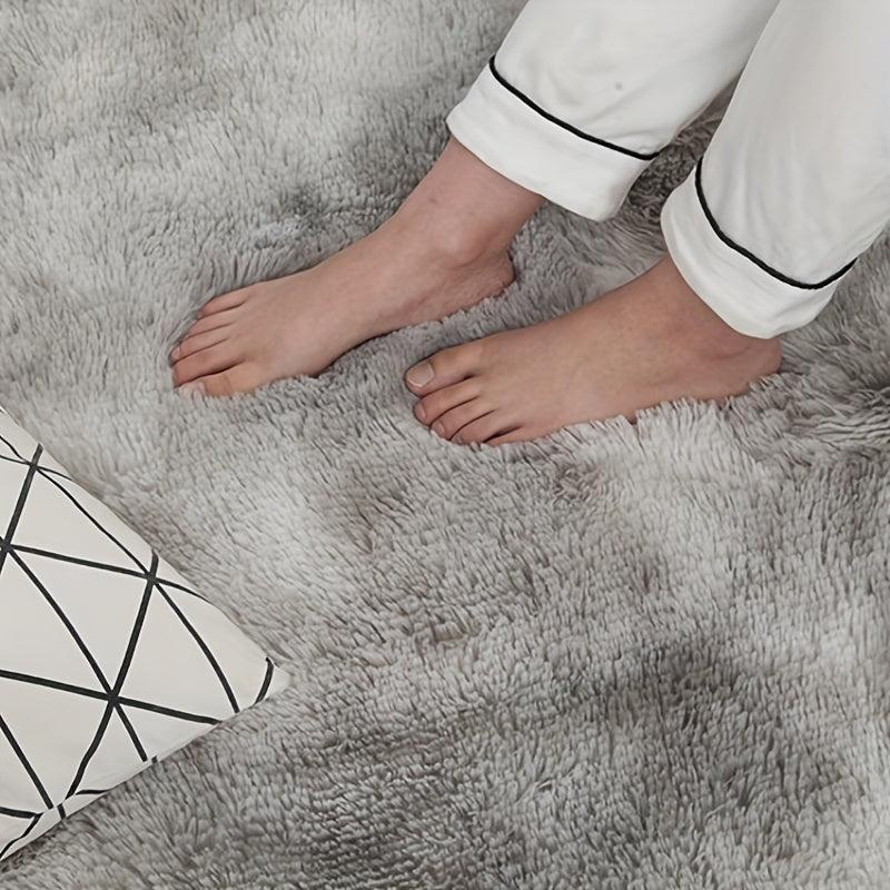 Nordic Fuzzy Rug Soft Plush Living Room Bedroom Carpet