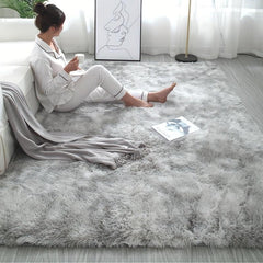 Nordic Fuzzy Rug Soft Plush Living Room Bedroom Carpet
