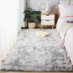 Nordic Fuzzy Rug Soft Plush Living Room Bedroom Carpet