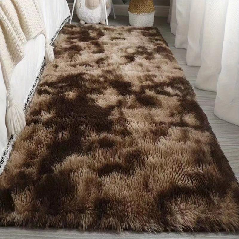 Soft Plush Area Rugs Fluffy Shaggy Floor Carpet Bedroom Decor Non Slip Washable