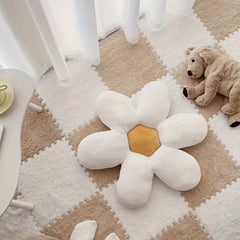 10pcs Pink Plush Foam Floor Mat for Girls and Kids 12in x 1